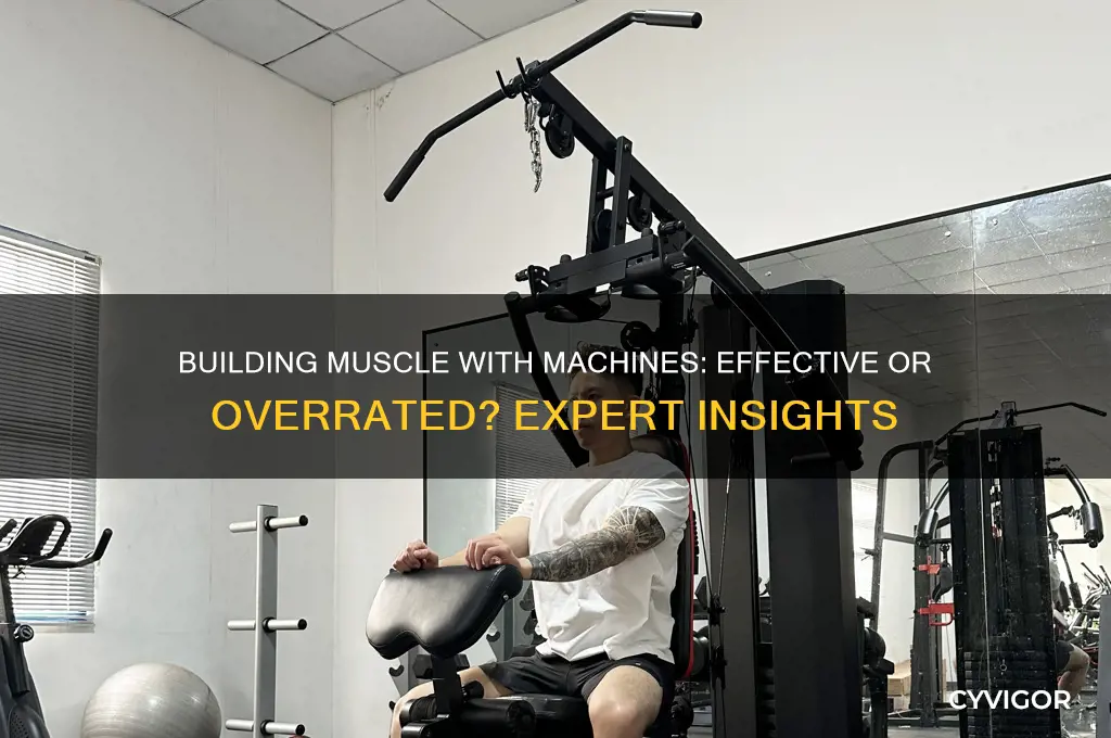 can you gain muscle from machines