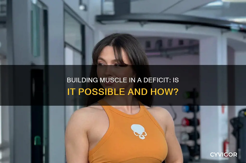 can you gain muscle in a deficit