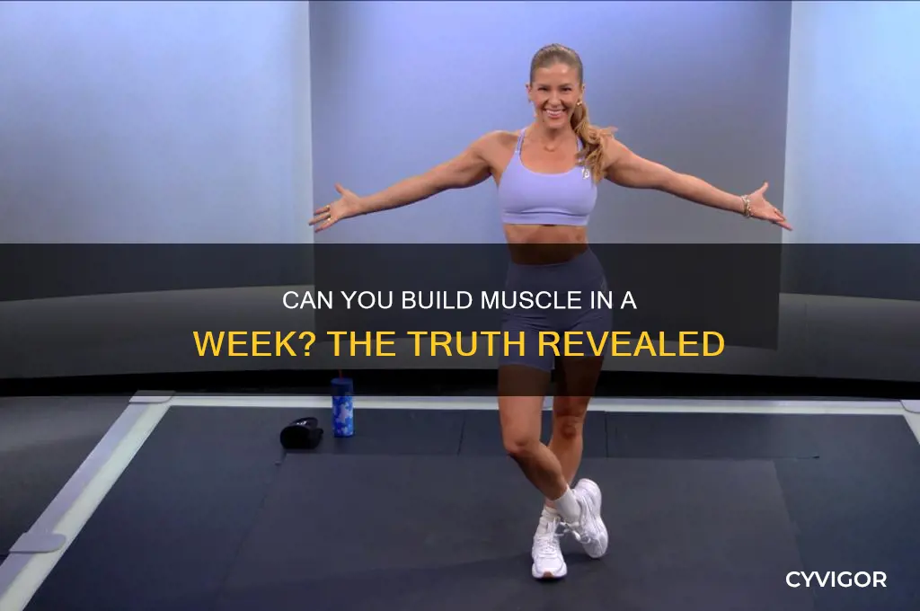can you gain muscle in week