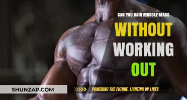 Building Muscle Mass: Is It Possible Without Exercise?