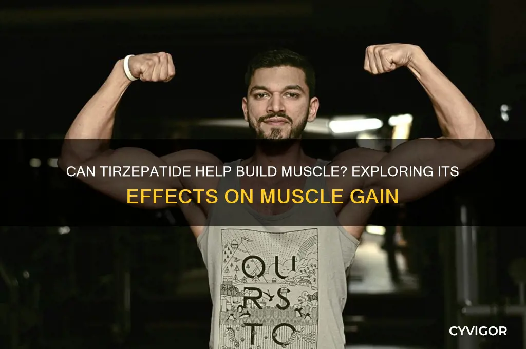can you gain muscle on tirzepatide