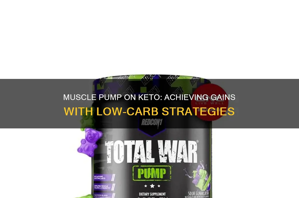 can you gain muscle pump keto
