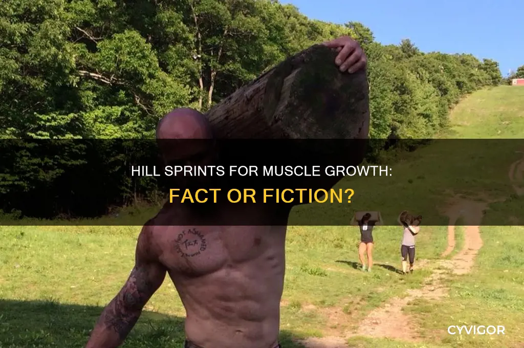 can you gain muscle runing up hill