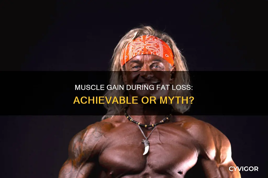 can you gain muscle while cutting fat
