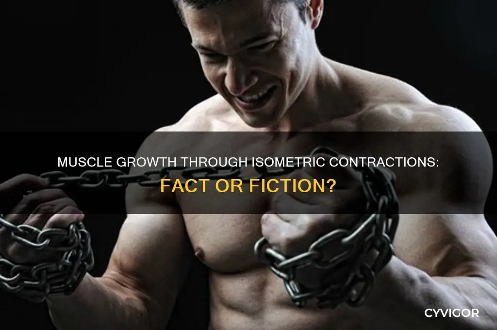 can you gain muscle with just contracting your muscles