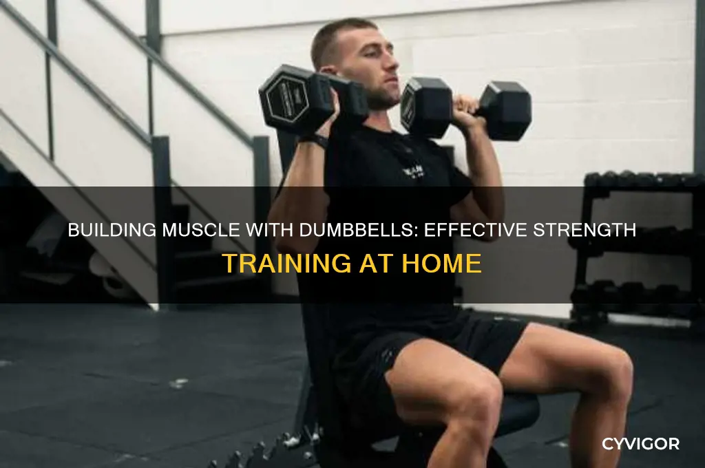 can you gain muscle with just dumbbells