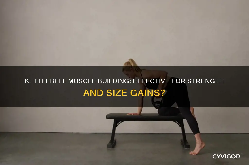 can you gain muscle with kettlebells