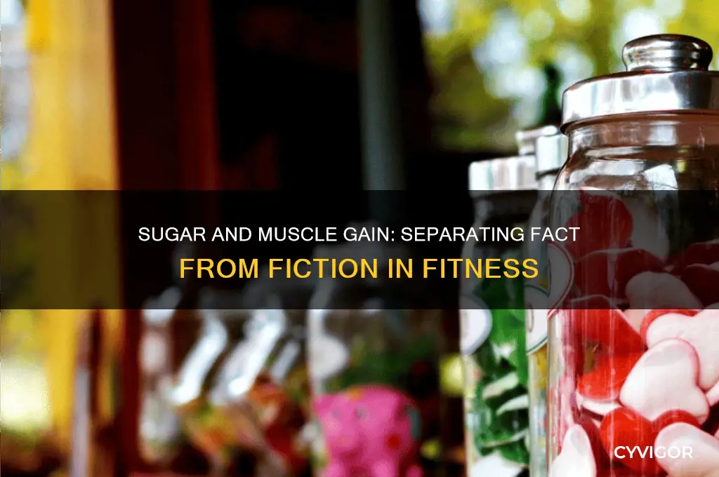 can you gain muscle with sugar