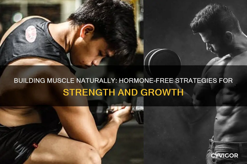 can you gain muscle without hormones