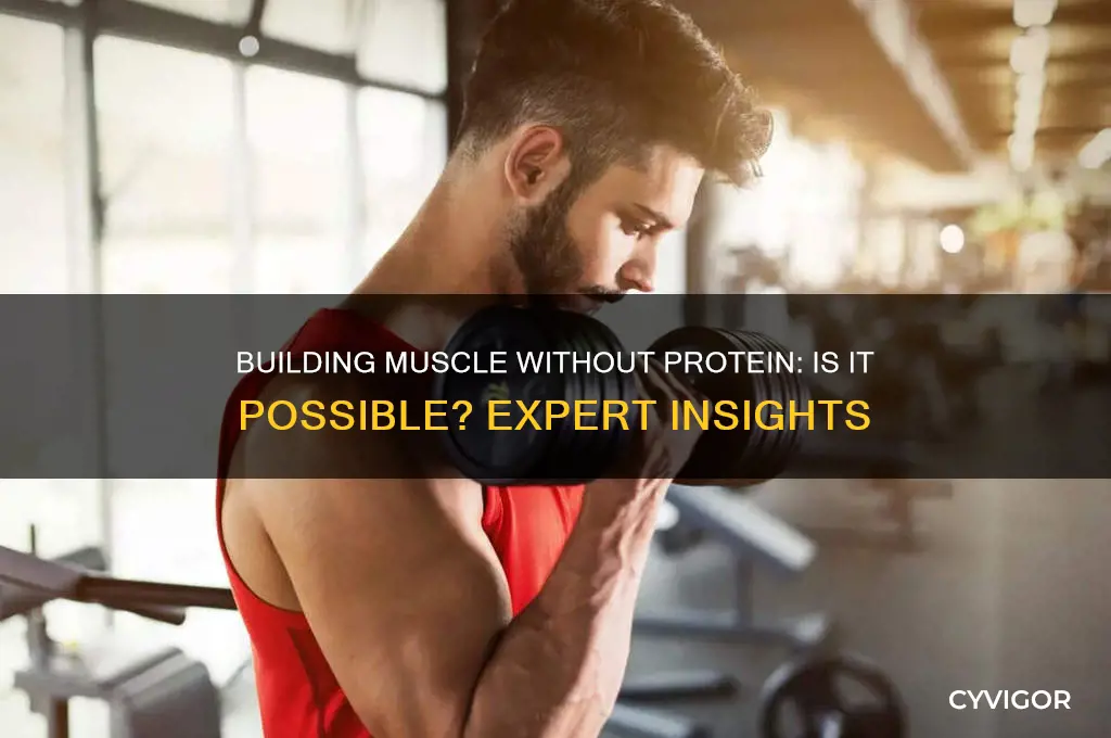 can you gain muscle without protien