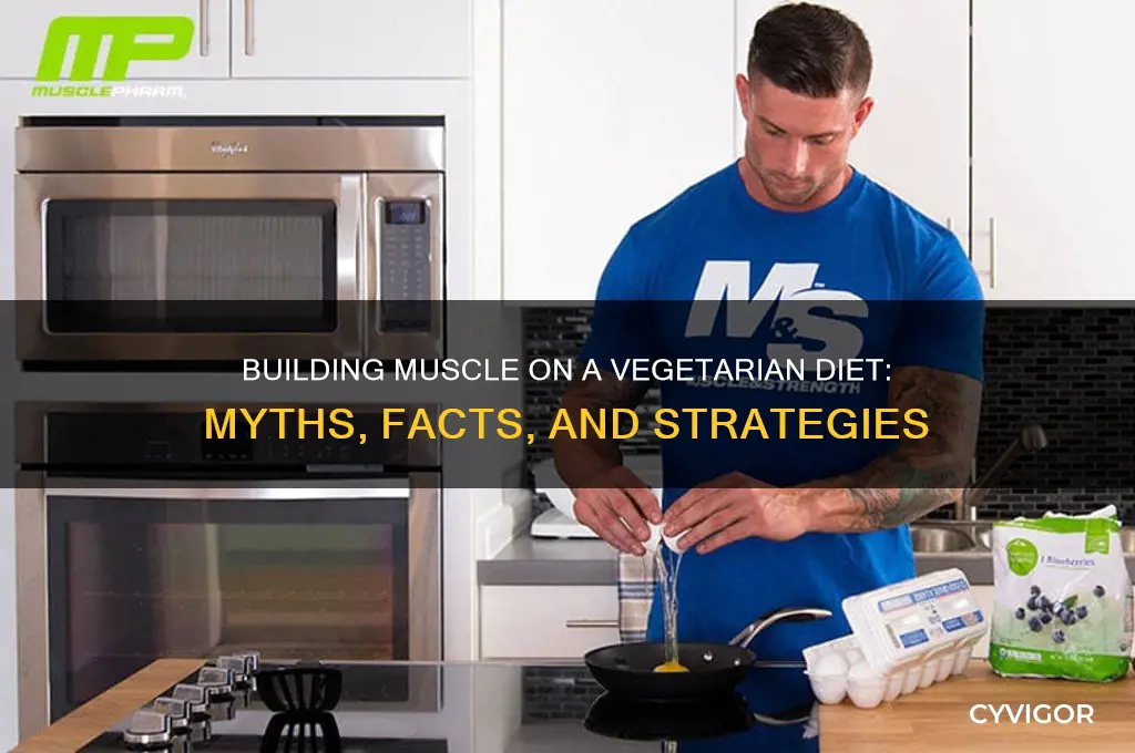 can you gain muscles on a vegetarian diet