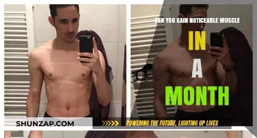 Can You Build Noticeable Muscle in Just One Month?