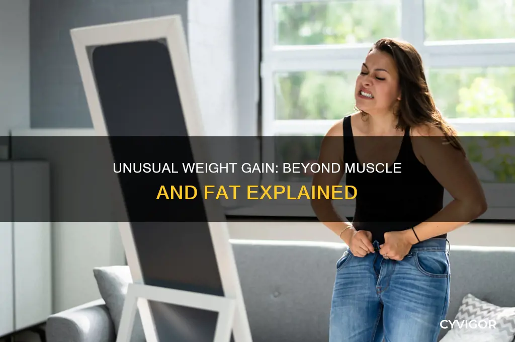 can you gain weight that is not muscle or fat
