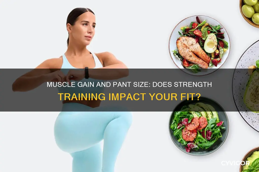 can you go up in pant size from gaining muscle