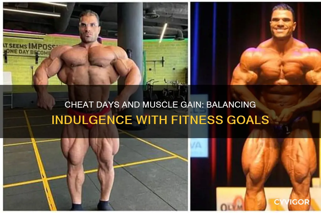 can you have cheat days while trying to gain muscle