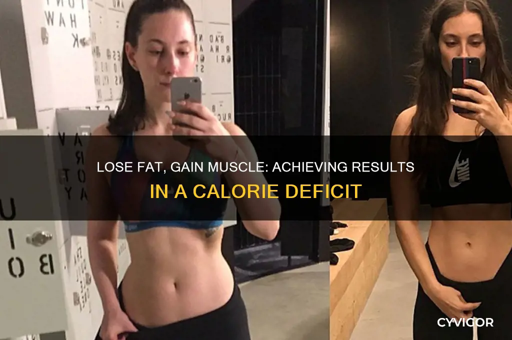 can you lose fat and gain muscle in calorie deficit