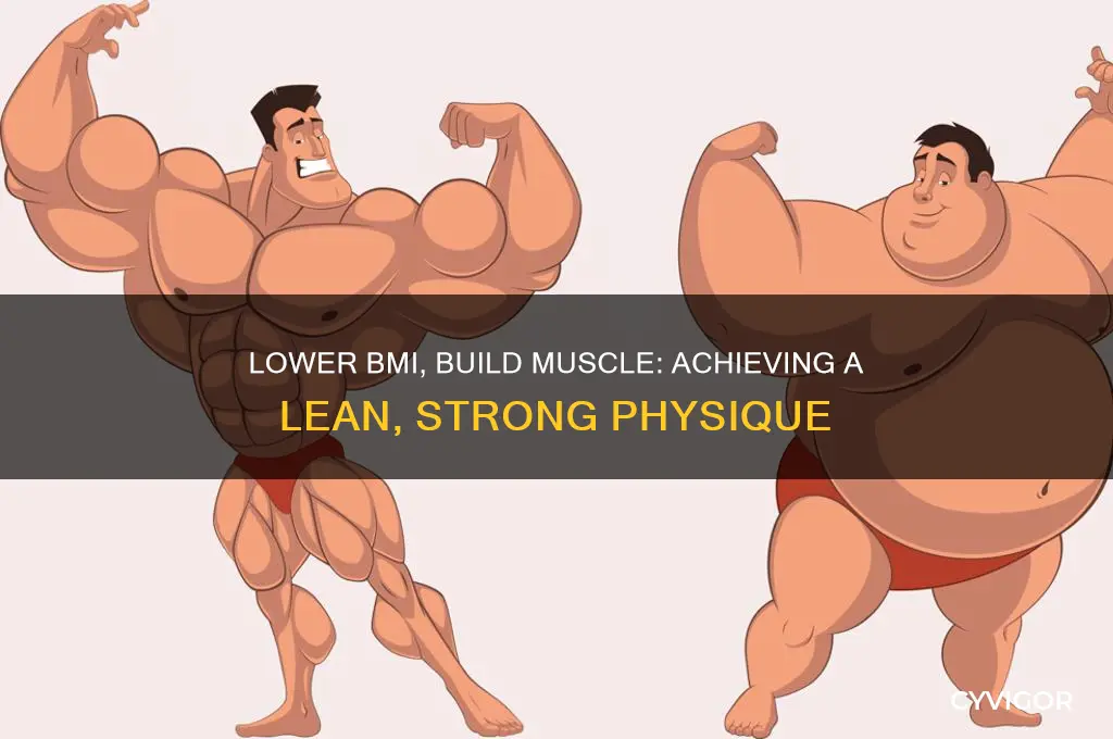 can you lower your bmi and gain muscle