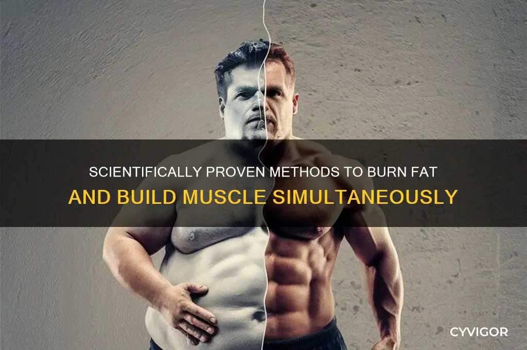 can you scientifically burn fat and gain muscle
