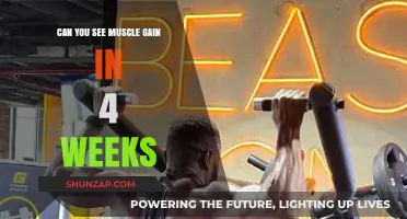 Visible Muscle Gain in 4 Weeks: Realistic Expectations and Results