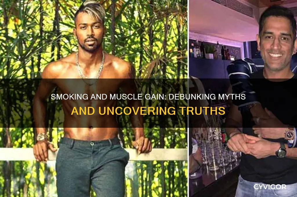 can you smoke and gain muscle