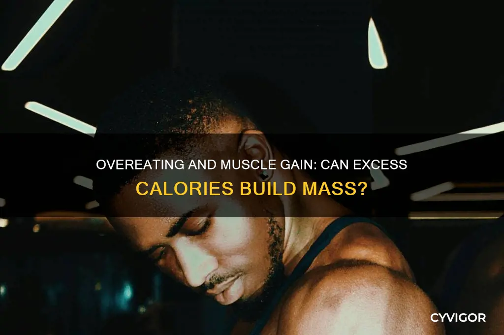 can you still gain muscle mass while overeating