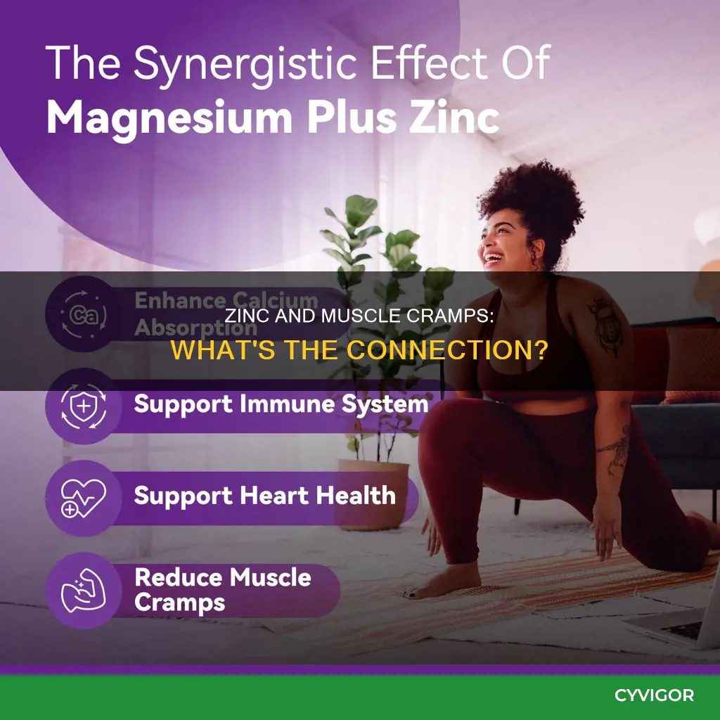 can zinc cause muscle cramps