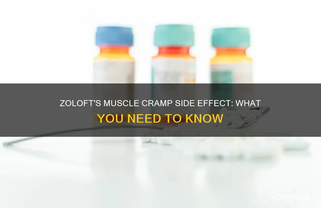 can zoloft cause muscle cramps