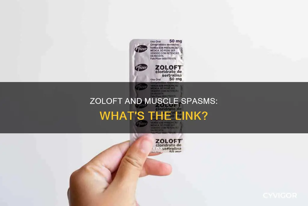 can zoloft cause muscle spasms