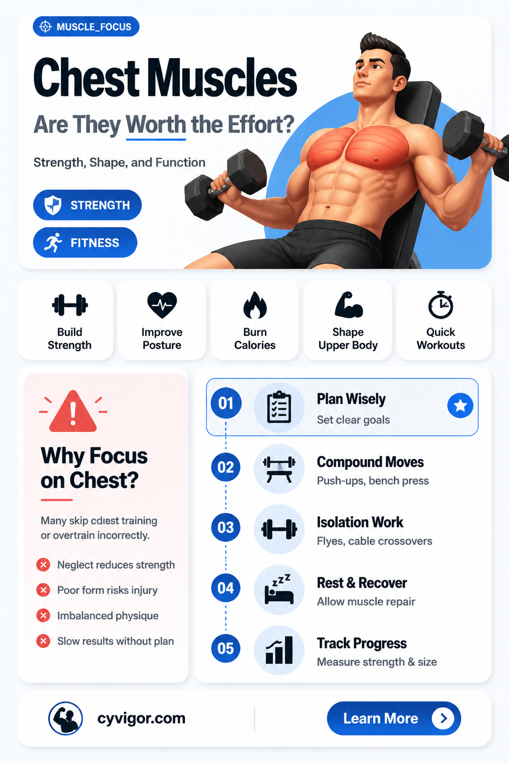 are chest muscles useless