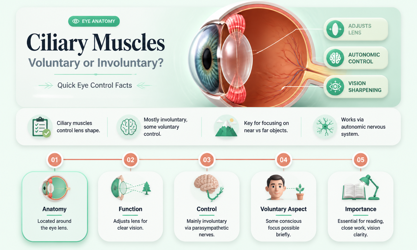 are ciliary muscles voluntary