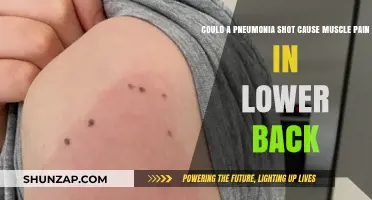 Pneumonia Shot Side Effects: Lower Back Muscle Pain?