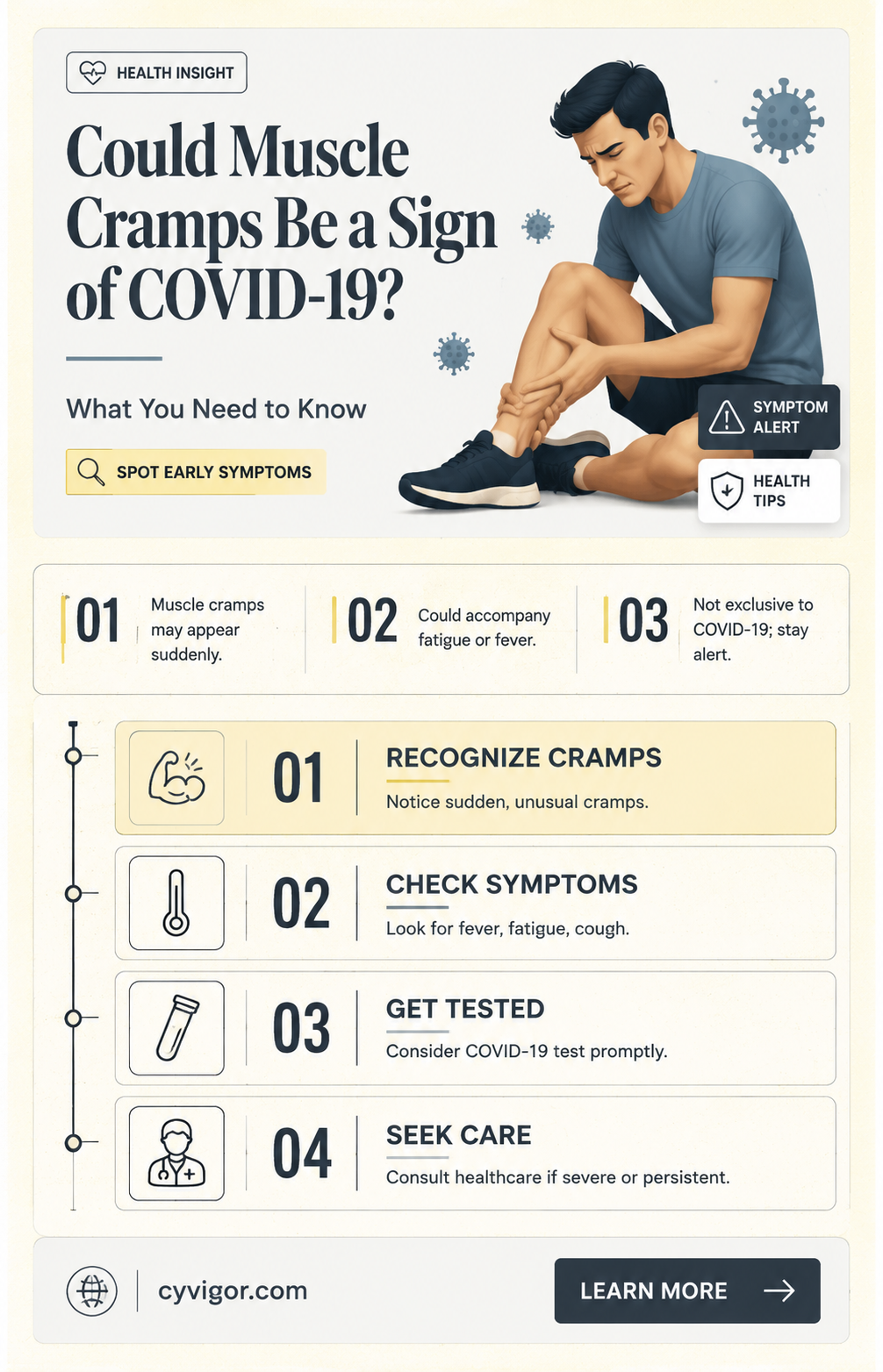 are muscle cramps a covid symptom