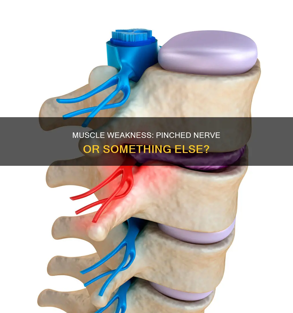 could my muscle weakness be caused by a pinched nerve