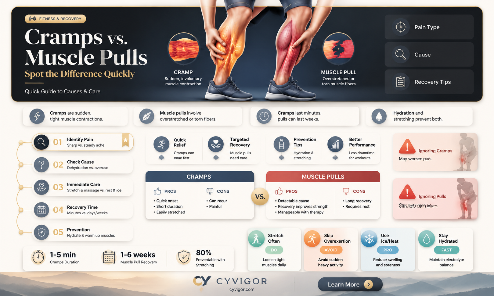 are cramps muscle pulls