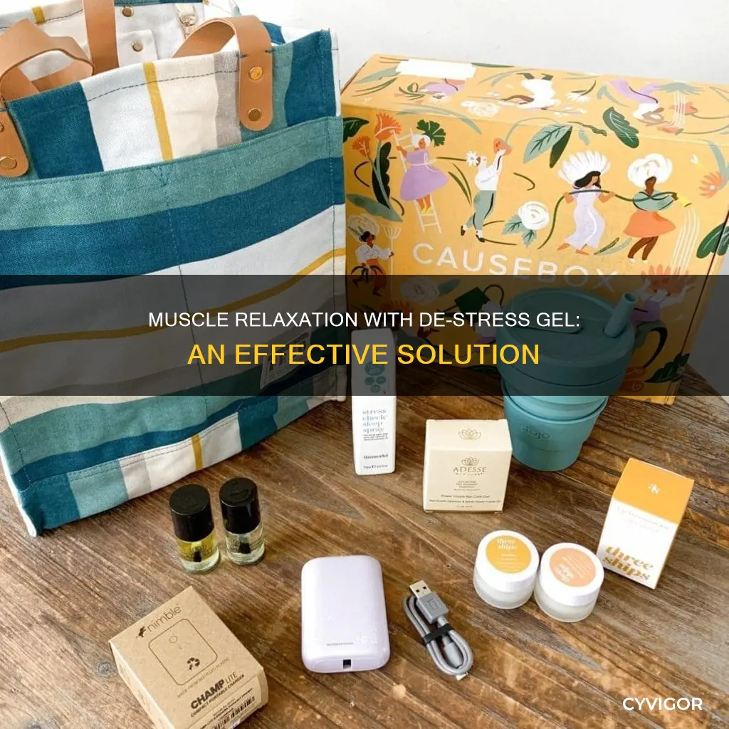 de-stress muscle gel causebox