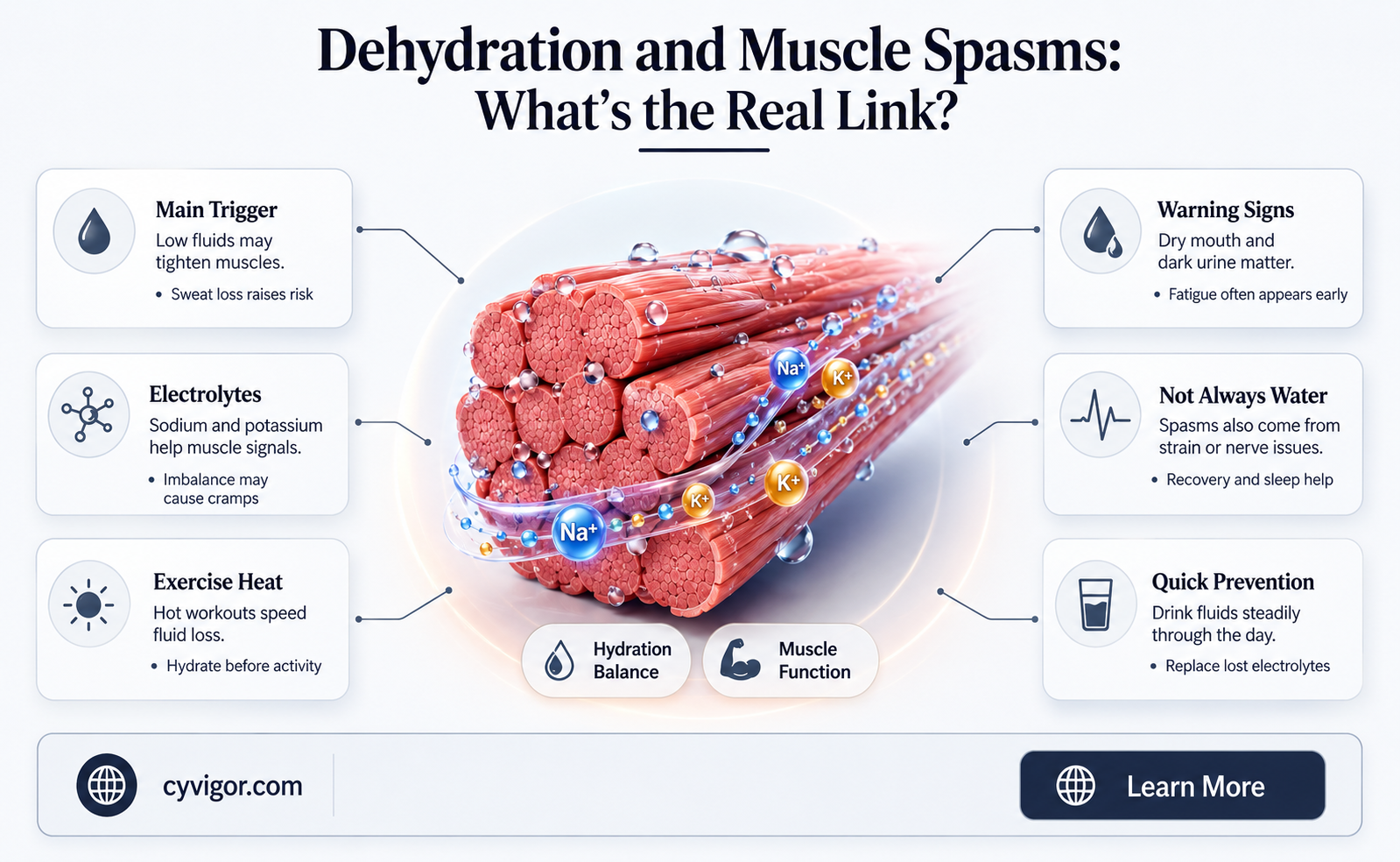 are muscle spasms caused by dehydration