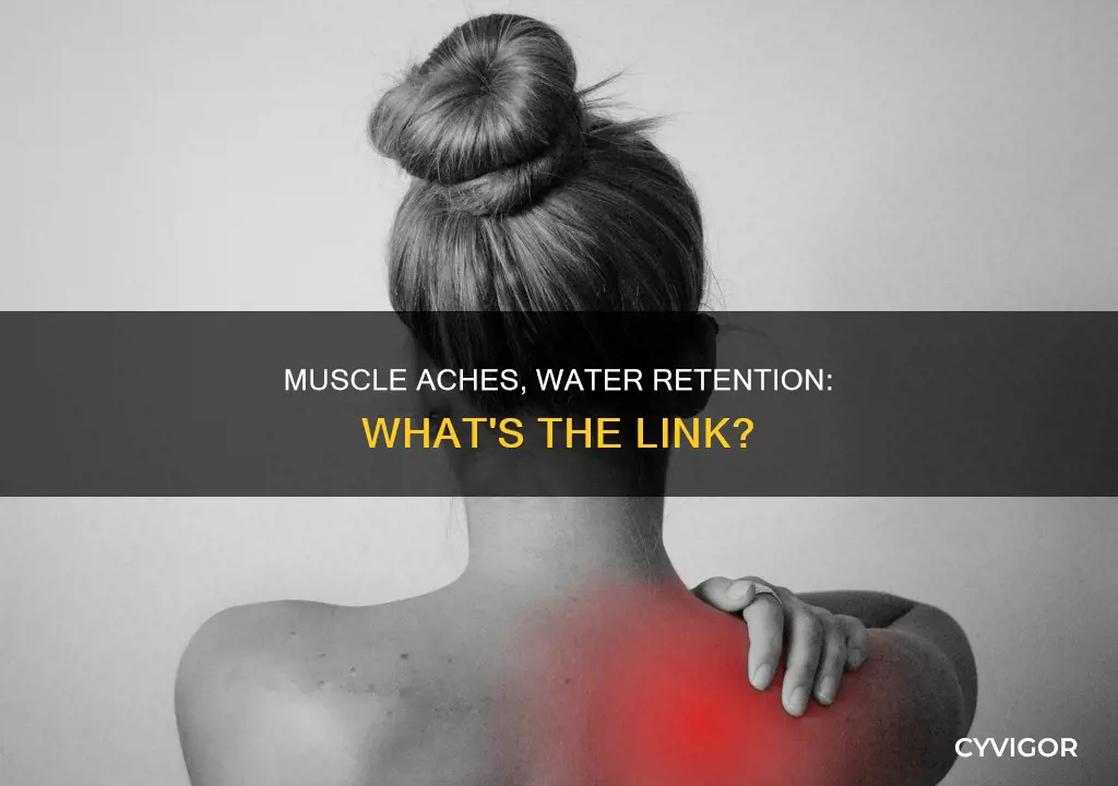do aching muscles retain water