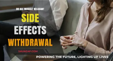 Muscle Relaxant Withdrawal: Understanding Side Effects and Recovery Process