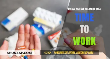 How Long Do Muscle Relaxers Take to Provide Relief?
