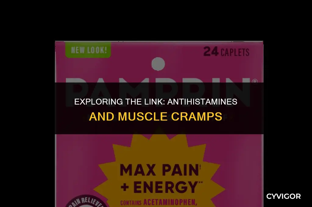 do antihistamines contribute to muscle cramps