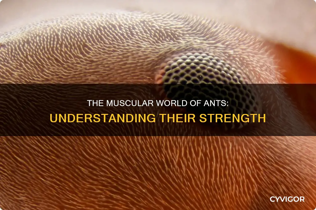 do ants have muscles