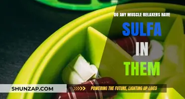 Muscle Relaxers and Sulfa: What You Need to Know