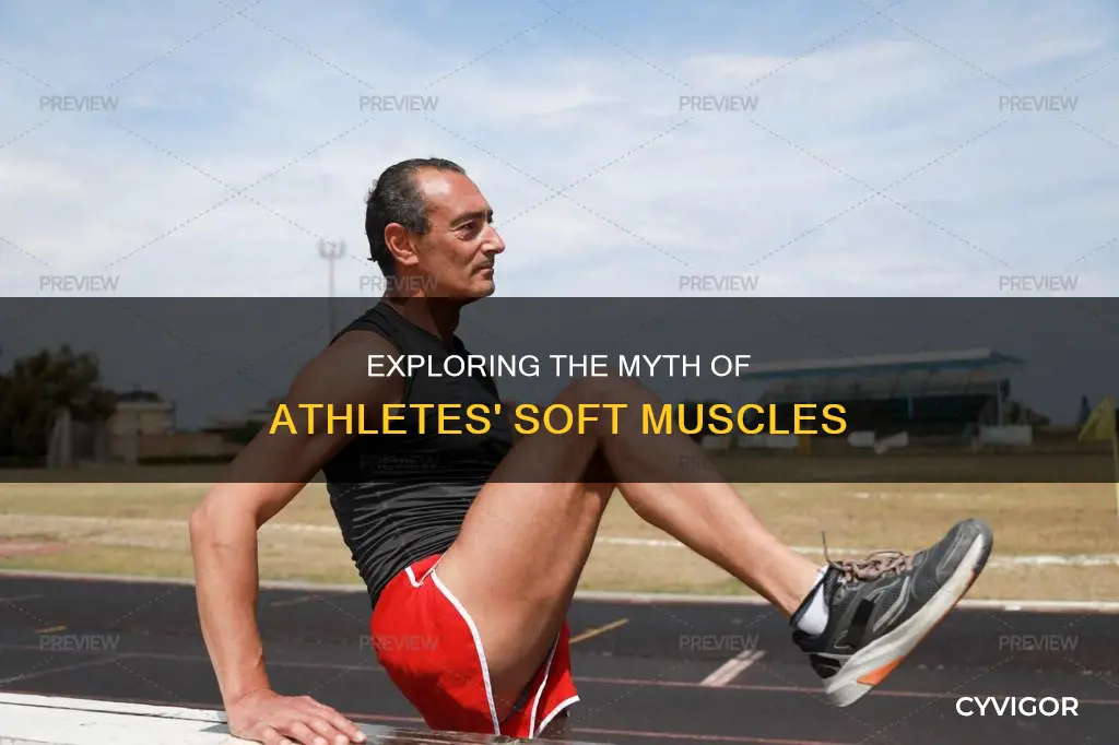 do athletes have soft muscles