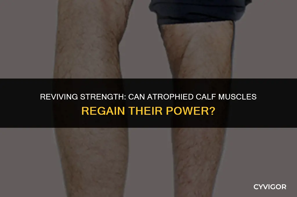 do atrophied calf muscles ever get stronger