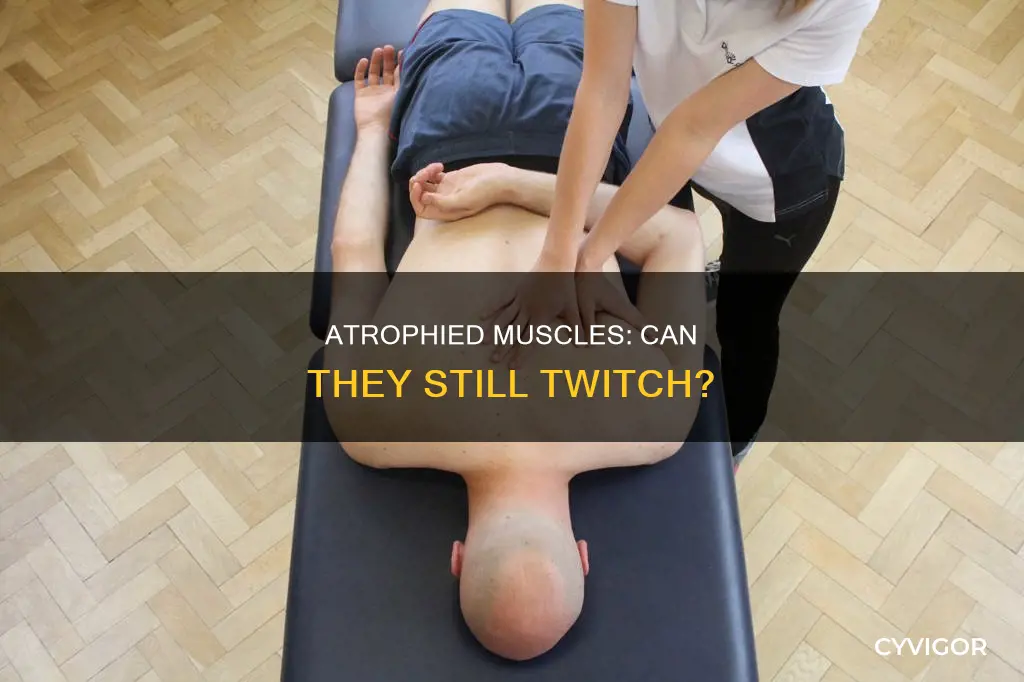 do atrophied muscles twich