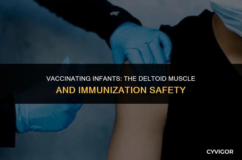 do babies get shots in their deltoid muscle