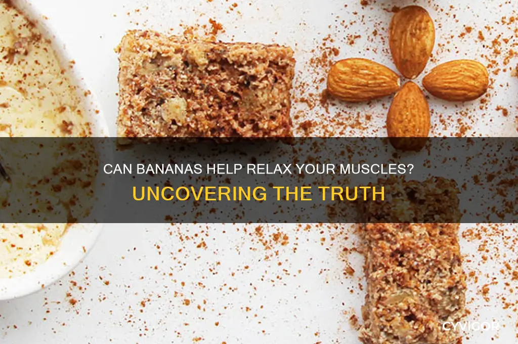 do bananas relax your muscles