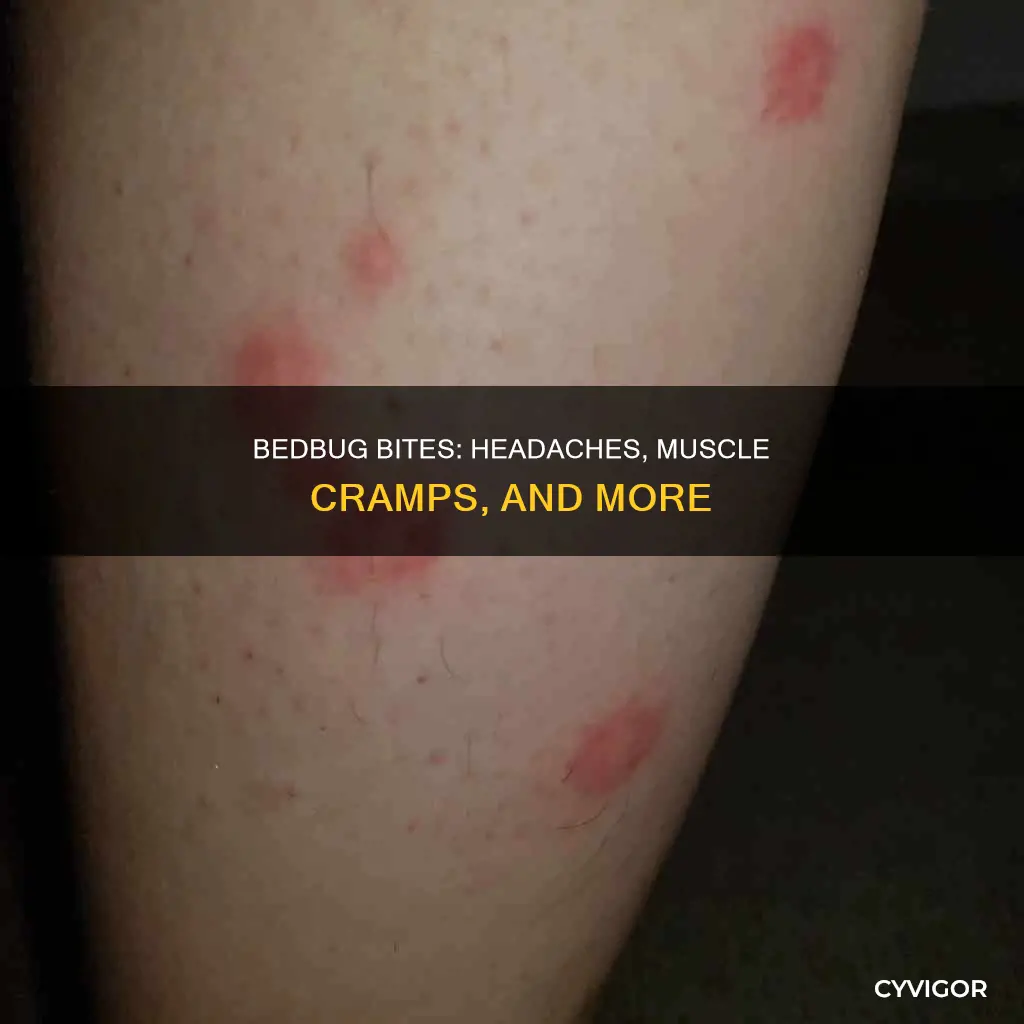 do bedbug bites cause headaches and muscle cramps