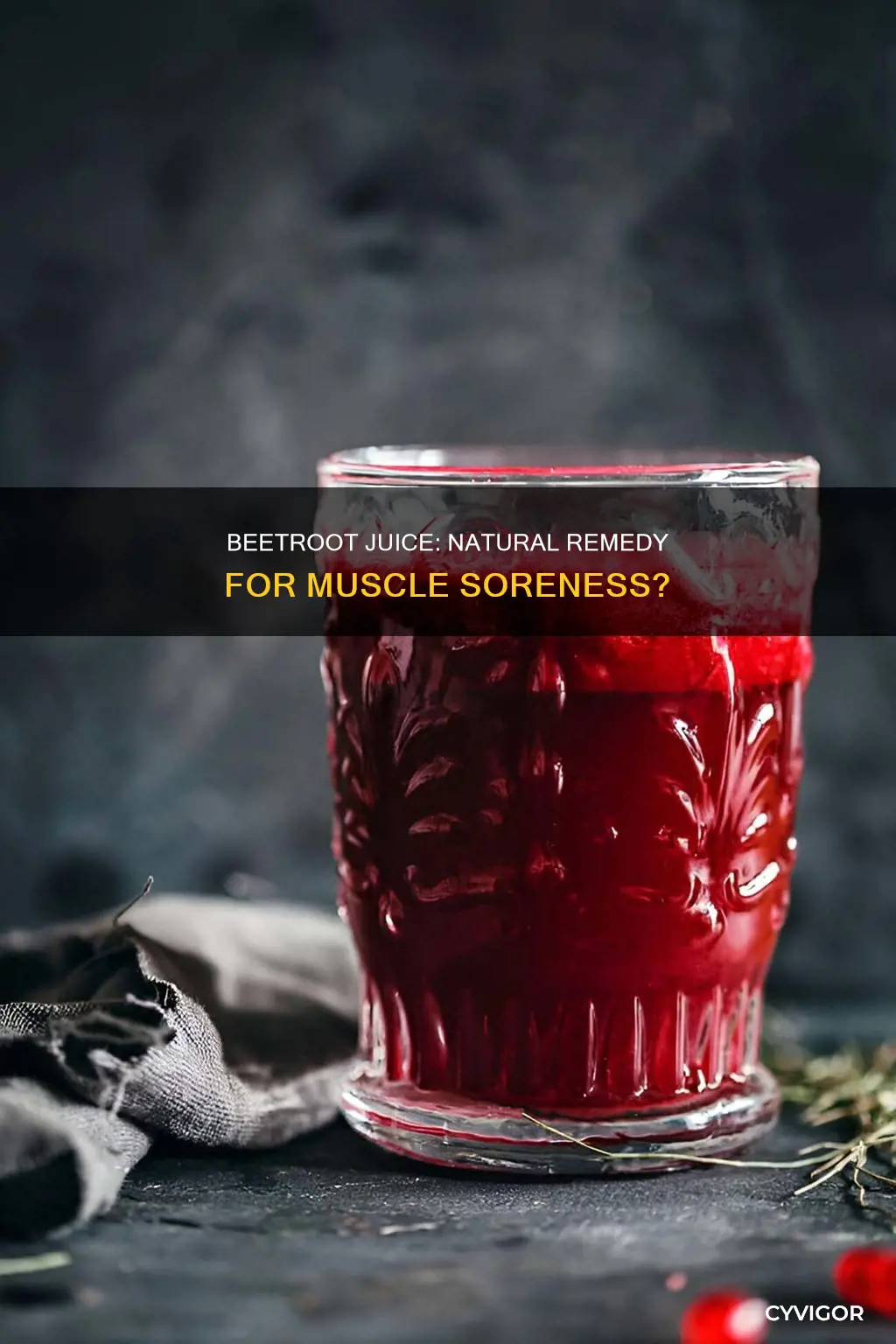 do beetroot juice muscle soreness
