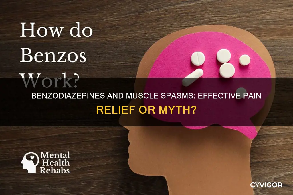 do benzodiazepines relieve pain associated with muscle spasms